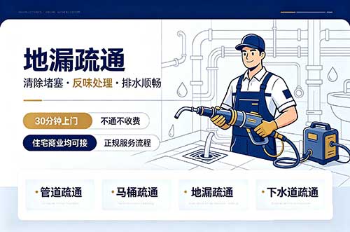 潜江地漏疏通